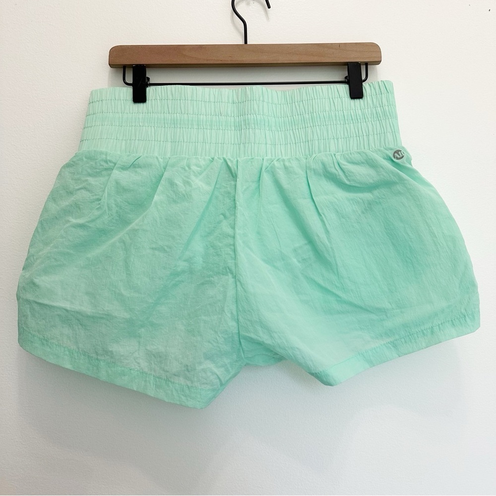 All Access by Bandier Sprint Running Shorts Built In Brief Clear Water Medium - Picture 2 of 7